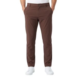 Lululemon Commission Pant Classic Fit Size 38 Brown Earth Stretch Chino
